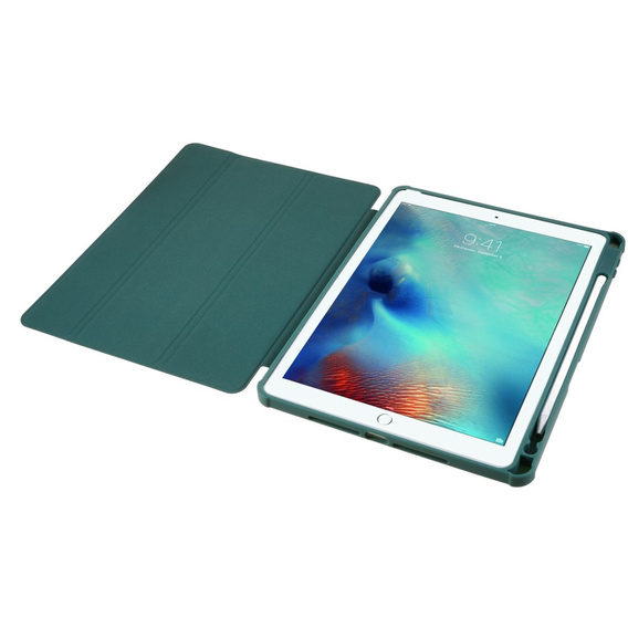 Чохол для iPad 10.2 2021 / 2020 / 2019, Smartcase Hybrid, з місцем для стилуса, темно-зелений