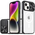 Чoхол до iPhone 15 Plus, Slide Camera Magsafe, чорний