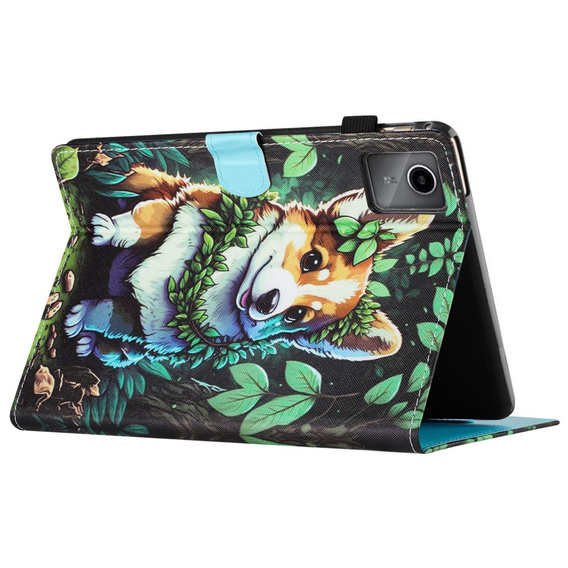 Чехол для Lenovo Tab M11, с откидной крышкой, corgi dog