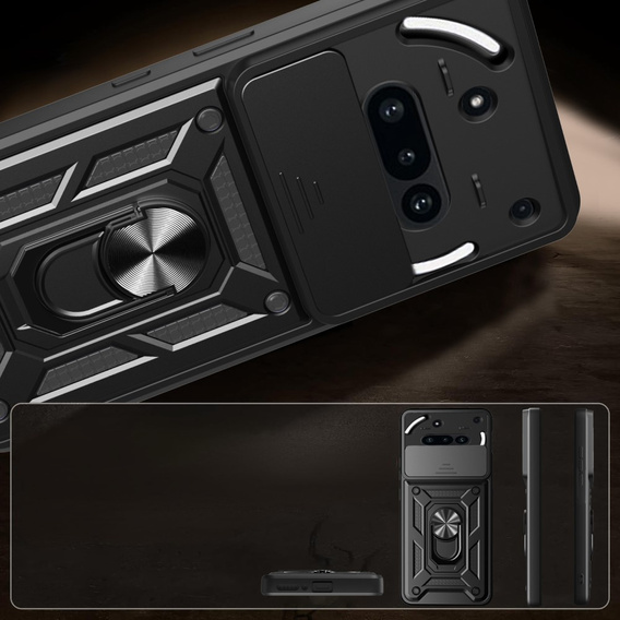 Чохол NOX Camera Slide Nothing Phone 3a, CamShield Slide, чорний