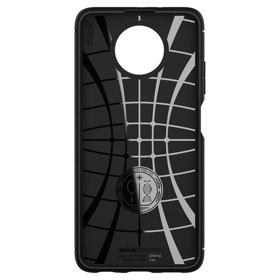 Чехол Spigen до Xiaomi Redmi Note 9T 5G, Rugged Armor, чёрный