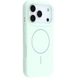 Силиконовый чехол для iPhone 17 Pro, для MagSafe, противоударный, зеленый