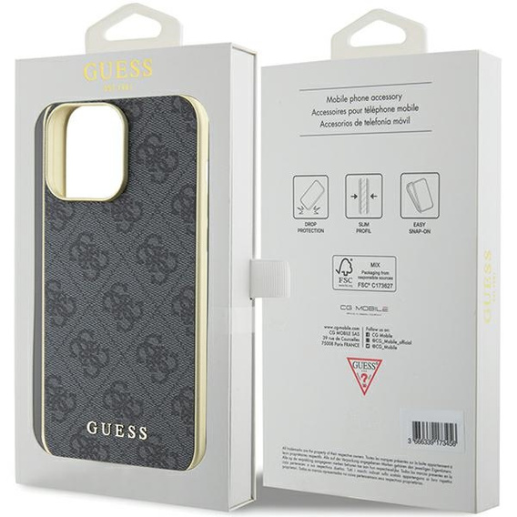 Чехол Guess 4G Charms с подвеской для iPhone 15 Pro Max