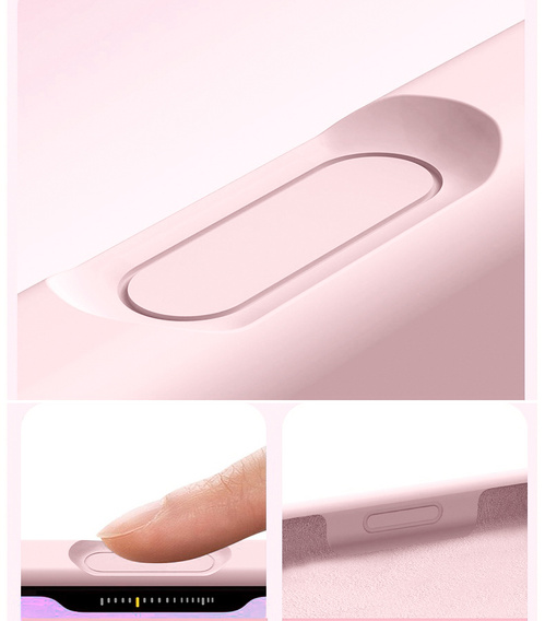 Силіконовий чохол для iPhone 17 Pro, для MagSafe, протиударний, рожевий