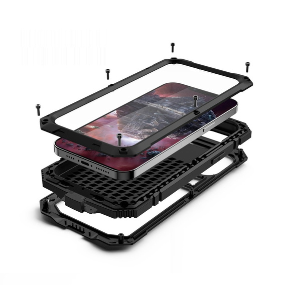 Etui Defender Kickstand do iPhone 13 - Black