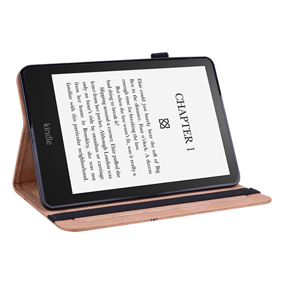 Чехол до Amazon Kindle Paperwhite 5 (2021), Imprinted Line, коричневый
