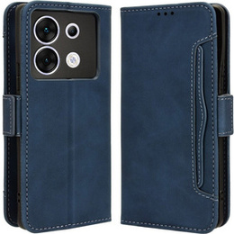 Футляр з клапаном для Infinix Zero 30 5G, Card Slot, темно-синій