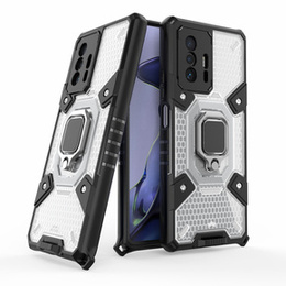 Панцирный чехол Honeycomb для Xiaomi 11T / 11T Pro, White