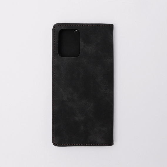 Чохол для Motorola Moto G73, ERBORD Vintage, гаманець з клапаном, чорний