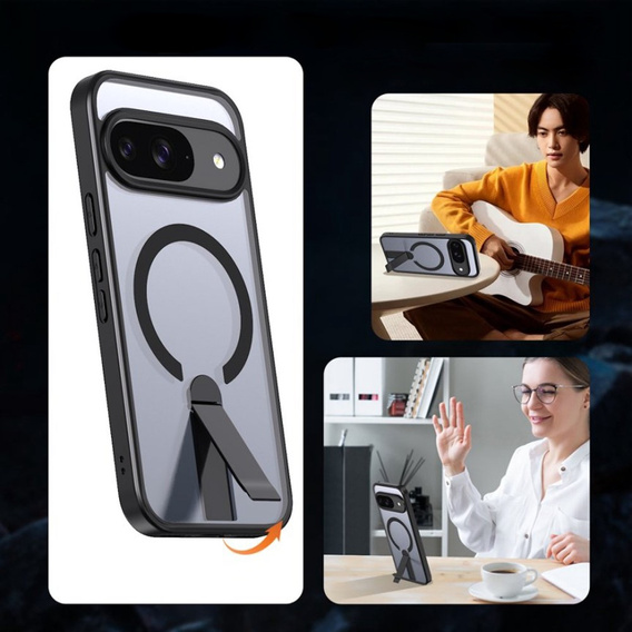 Гибридный чехол Fusion для Google Pixel 10 / 10 Pro, для MagSafe, с подставкой, серый