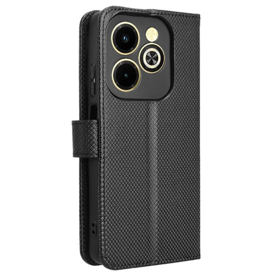 Чохол-книжка для Infinix Hot 40i, Wallet Smart Magnet, чорний