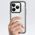 Чoхол до Realme GT 6 / 6T, Fusion Hybrid, прозорий / чорний