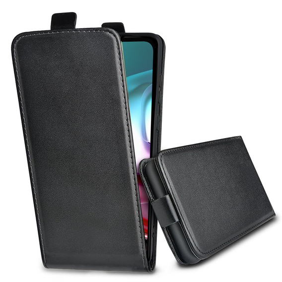 Откидной чехол для Motorola Moto G10/G30, Flip, чёрный