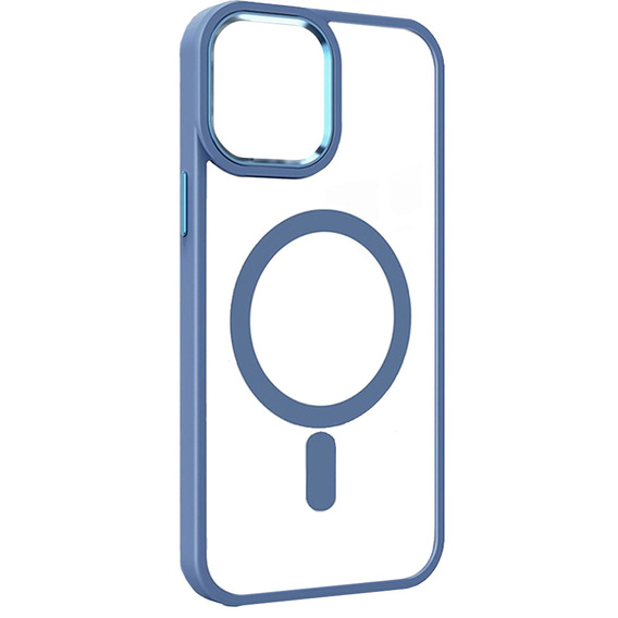 Магнітний чохол Magsafe для iPhone 15 Plus, м'яти