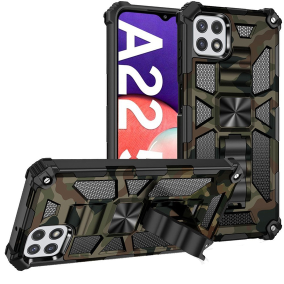 Чoхол до Samsung Galaxy A22 5G, Armor Kickstand, зелений