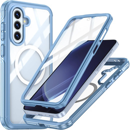 Чохол для Samsung Galaxy A36 / Samsung Galaxy A56, Shockproof, зі склом, для MagSafe, м'яти