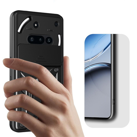 Чохол NOX Camera Slide Nothing Phone 3a, CamShield Slide, чорний