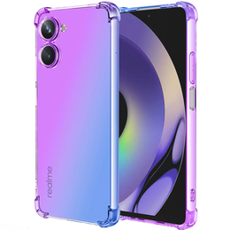 Чохол для Realme 10 4G, Gradient Dropproof, Фіолетовий / синій