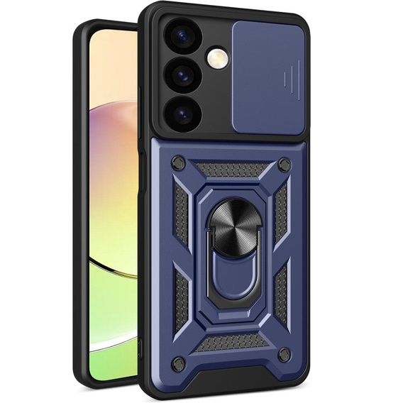 Чехол NOX Camera Slide Samsung Galaxy S24+ Plus, CamShield Slide, синий