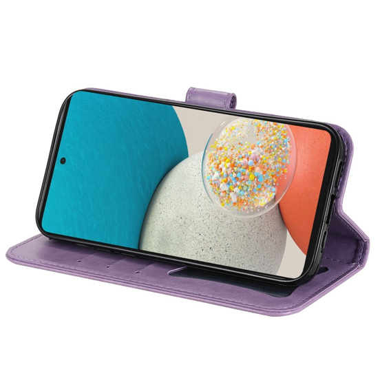 Откидной чехол для Samsung Galaxy A53 5G, Mandala Flower, фиолетовый