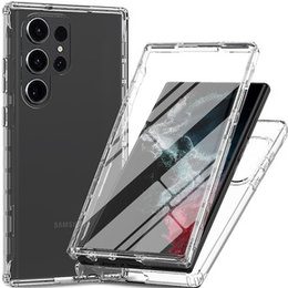 Чехол для Samsung Galaxy S24 Ultra, Shockproof, с пленкой, прозрачный