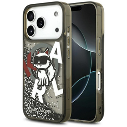 Чехол Karl Lagerfeld Liquid Glitter Choupette MagSafe для iPhone 17 Pro Max
