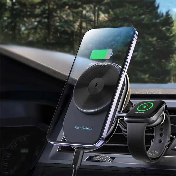 Автомобильный держатель Индуктивное зарядное устройство для MagSafe