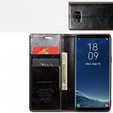 Флип-кейс CASEME для Samsung Galaxy S8, Waxy Textured, чёрный
