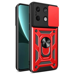 Чехол NOX Camera Slide Xiaomi Redmi Note 13 5G, CamShield Slide, красный