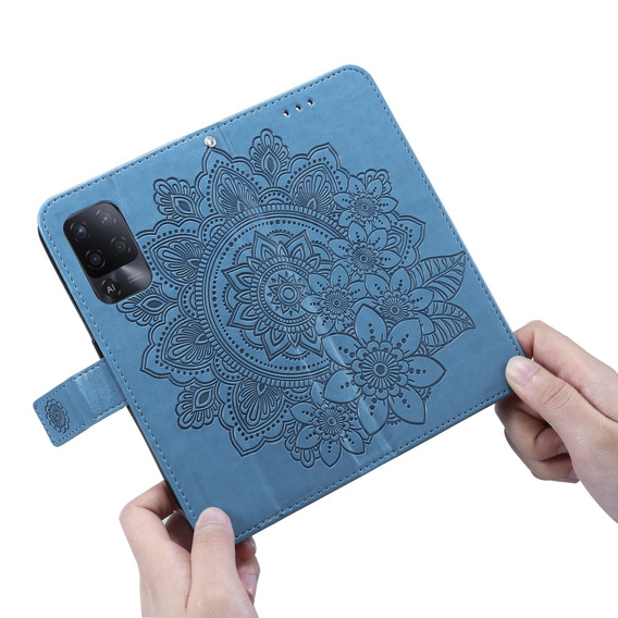 Чохол-книжка для Oppo Reno5 Z / A94 / A95 5G, Mandala, м'яти