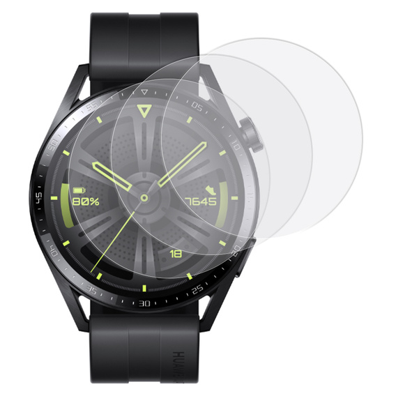 3x ERBORD Гідрогелева фольга для Huawei Watch GT 3 46mm