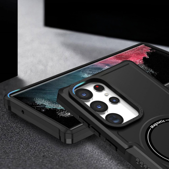 Чoхол до Samsung Galaxy S23 Ultra, Protective MagSafe, чорний