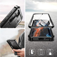 Бронированный чехол для Samsung Galaxy S23 Plus, Dexnor Full Body (Two Frames), чёрный