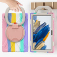Детский чехол для Samsung Galaxy tab A8 10.5 SM-X200 SM-X205, бронированный с ремешком, синий