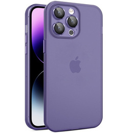 Ultra Slim чехол для iPhone 15 Plus, прозрачный / фиолетовый