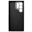 Чохол для Samsung Galaxy S24 Ultra, броньований Nillkin, Carboprof Case, для Magsafe, чорний