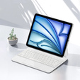 Чехол-клавиатура для iPad Air 11" 2024, Magnetic Keyboard Touchpad, белый