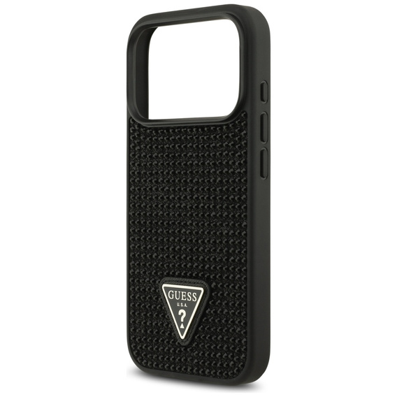 Чехол GUESS Rhinestone Triangle Logo для iPhone 17 Pro