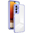 Чехол до Samsung Galaxy A14 5G, Fusion Hybrid, прозрачный / фиолетовый