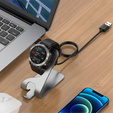 Алюминивое зарядное устройство USB для Garmin Fenix 7/7S/7X/6/6X/6S - Grey