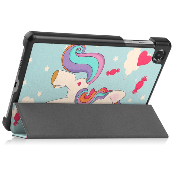 Чехол для Lenovo Tab M8 Gen 4 TB-300FU, Smartcase, unicorn