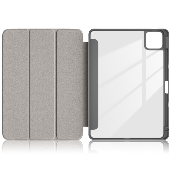 Чехол для Xiaomi Pad 6S Pro 12.4, Smartcase Hybrid, с местом для стилуса, серый