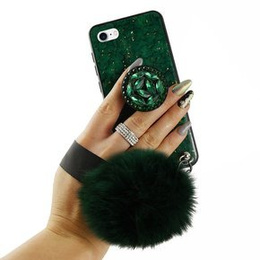 Чохол Epoxy Gold iPhone 7/8, Green