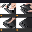 Закаленное стекло камеры для Samsung Galaxy M55, чёрный