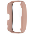 Чехол 2 в 1 + закаленное стекло для Amazfit Bip 5, розовый