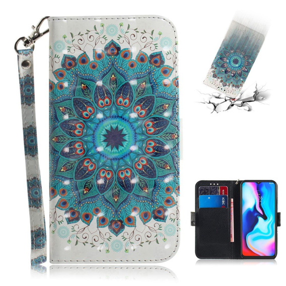 Чохол-книжка для Motorola Moto G9 Play/E7 Plus, Wallet, Mandala Flower