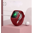 Ремінець + чохол Suritch для Apple Watch 4/5/6/7/8/SE 44/45mm, червона