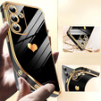 Чехол до Samsung Galaxy S25 FE, Electro heart, чёрный