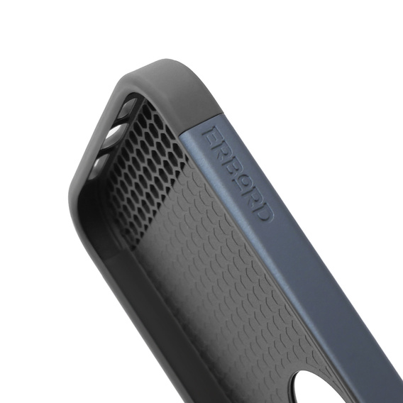 Чoхол до iPhone 15 Pro Max, ERBORD MagProtect Slide Camera, титановий синій