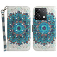 Откидной чехол для Xiaomi Redmi Note 13 5G, Wallet, Mandala Flower